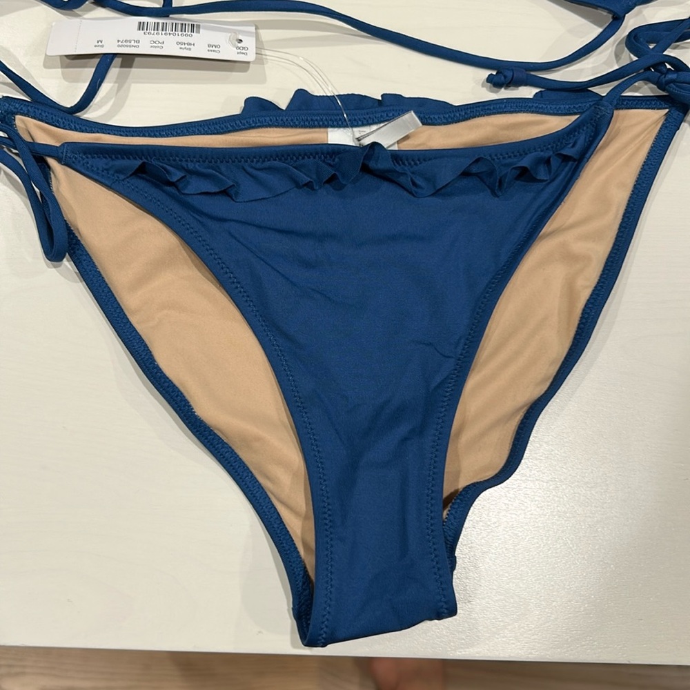 NWT J.Crew Playa Malibu side-tie Bikini Bottom
